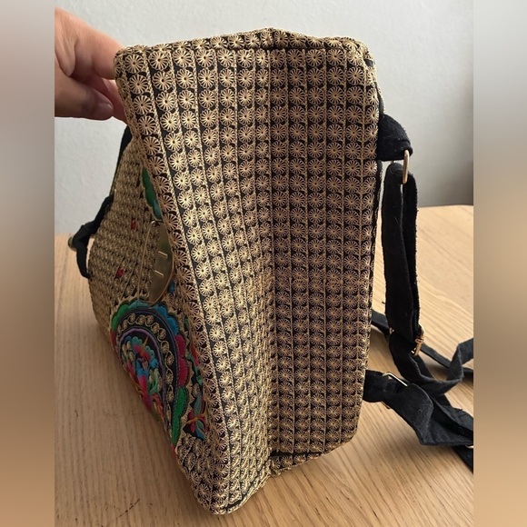 Women Embroidered Multicolor Backpack main image 4
